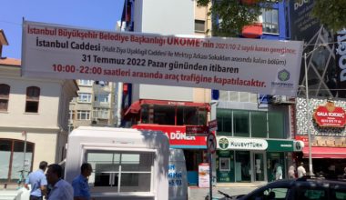 İstanbul Caddesi Trafiğe Kapatıldı