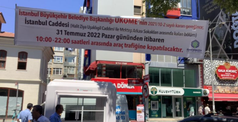 İstanbul Caddesi Trafiğe Kapatıldı