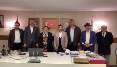 Dünya Gençlik Konseyi Başkanı Celep’e AK Parti’e Nezaket Ziyareti