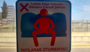 Yayılarak Oturmayın