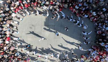 Cumhuriyet 100 Yılı Troya Folklor  ve  BASAD Üyeleri  100 kişilik Zeybek  Oynayarak Kutladı.