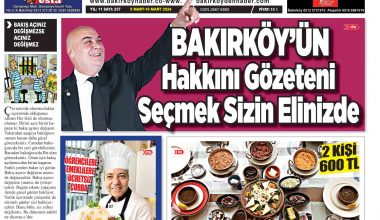 Bakırköy’den haber Gazetesin Sosyal Medyada Ve Bakırköylülerde Okuyalım, Okutalım