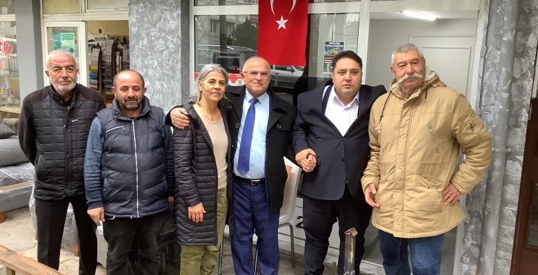 Bakırköy Bağımsız Belediye Başkan Adayı Recep Çolak Kartaltepe Muhtar Adayı Şemsettin Aktaş  Ziyareti