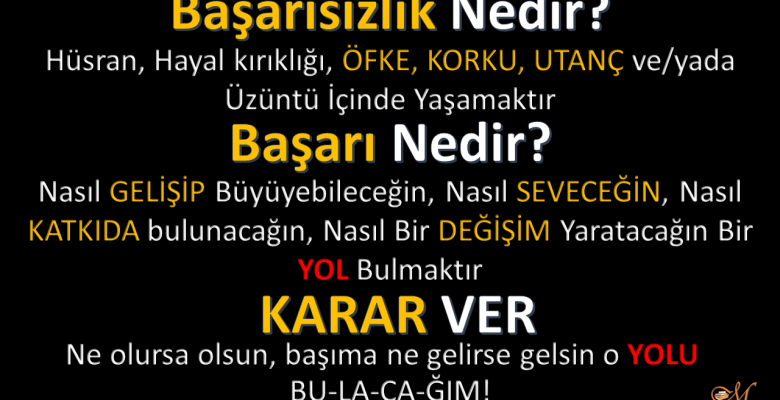 Başarı Nedir?