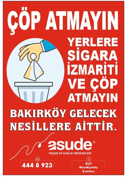 Çevre Temizliği Konusunda Duyarlı İş Adamlarımızdan Asude Yaşam Ve Sağlık Merkez’in Kurucusu Fikret Bayrak’a Teşekkürler