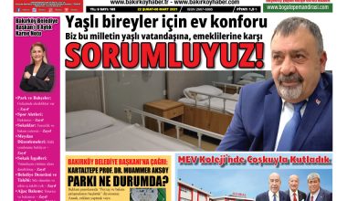 Bakırköy’den Haber Gazetesi’nin 308. Sayısı Çıktı!