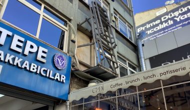 Sayın Bakırköy Belediye Başkanı, Havada Asılı ,Çalışmayan Yangın Merdivenler Hakkında 