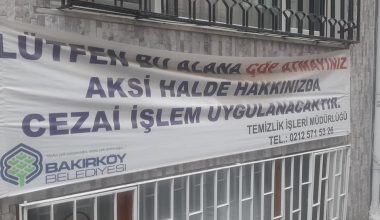 Bakırköy Temizlik İşleri Müdürlüğü’ne Çağrı