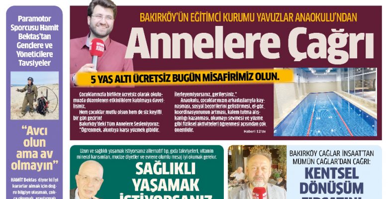 Bakırköy’ü Düşünen, Bilgiye Değer Veren Dostlarıma