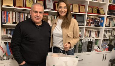 Yeşilvadi Arsa’dan Leyla Yüksel ve Yusuf Amanvermez Gazetemizi Ziyarete Geldi