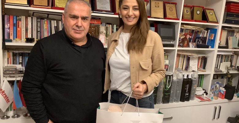 Yeşilvadi Arsa’dan Leyla Yüksel ve Yusuf Amanvermez Gazetemizi Ziyarete Geldi