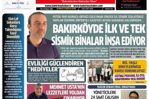Bakırköy’den Haber Gazetesi’nin 340. Sayısında Bakın Neler Var?