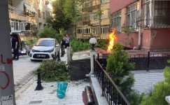 Tüp Yanıyor, Film Gibi İzlediler! Tüp Yanıyor, Film Gibi İzlediler!