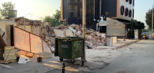 Ebuzziye Caddesi’nde Güvenlik Önlemi Alınmadan Yıkım Yapılıyor!