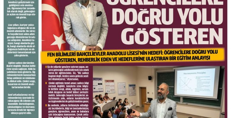 Fen Bilimleri Bahçelievler Anadolu Lisesi Kurucusu Canip Aziti’den Öğrencilere Gazetecilik Heyecanı